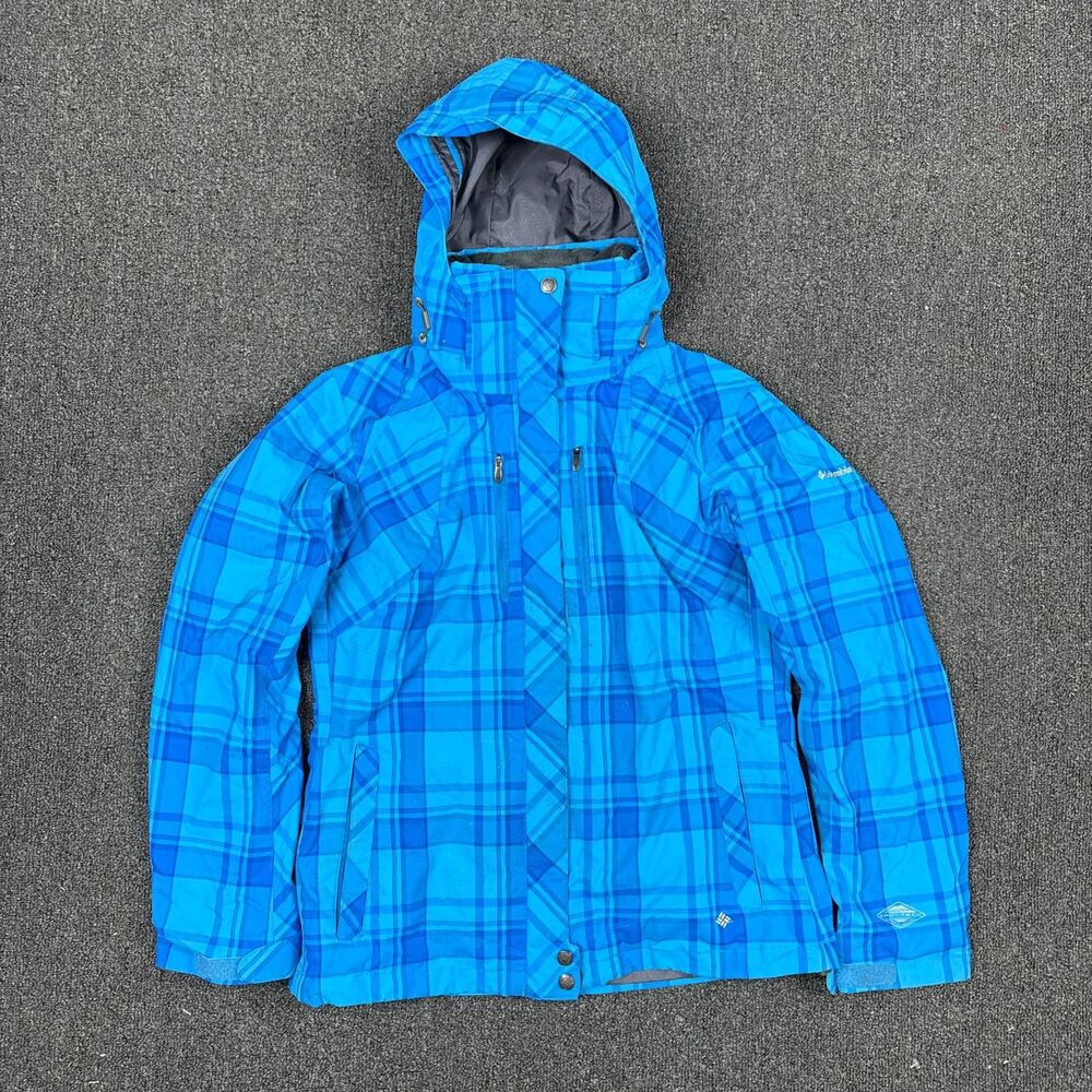Columbia Whirlibird Jacket Womens Large Omni Tech Interchange Blue Size Medium